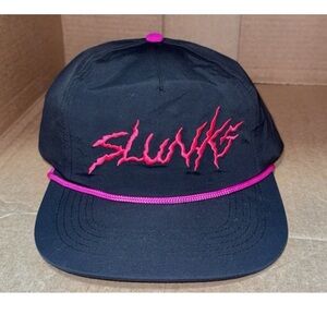 SLUNK Black and Pink Men's Hat new